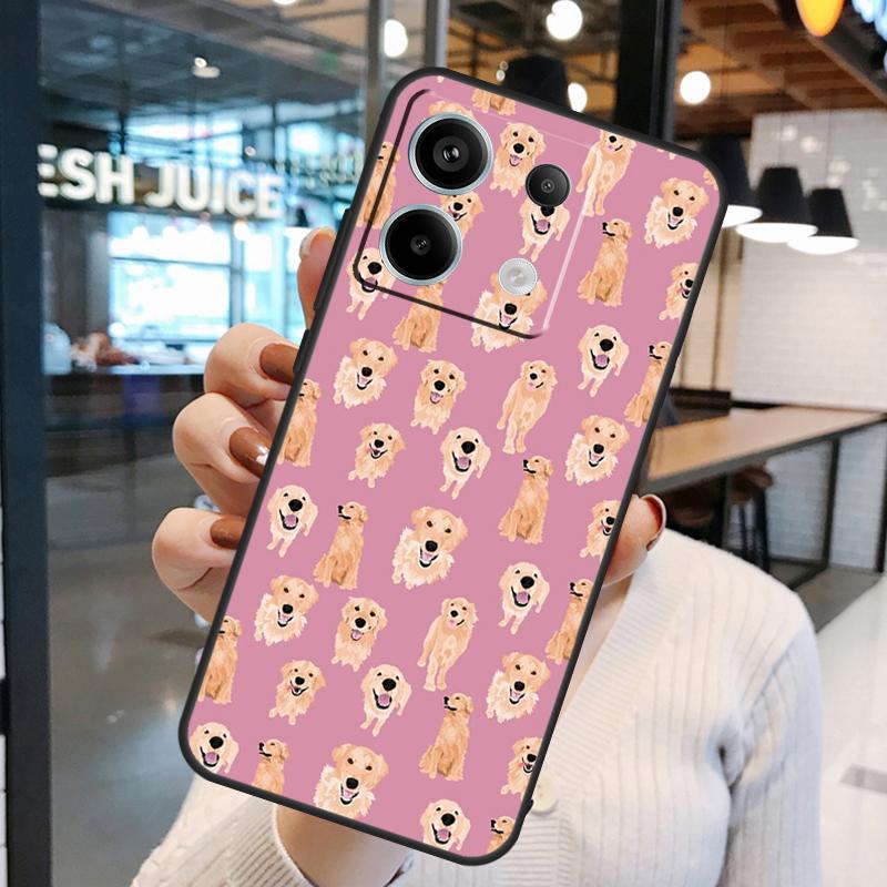 Golden Retriever Dog Case For Xiaomi Redmi Note 11 9 10 12 13 14 15 Pro Plus Redmi 15 15C 10C 12C 13C 14C Cover
