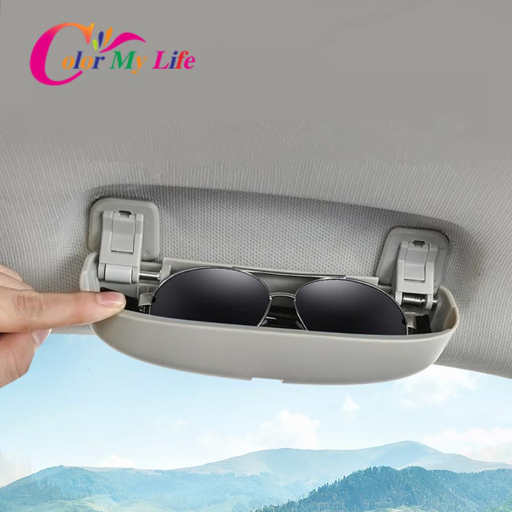 Color My Life New Car Sunglasses Holder Case Glasses Box for Honda CRV CR-V City Civic HRV HR-V Fit JADE Accord Odyssey