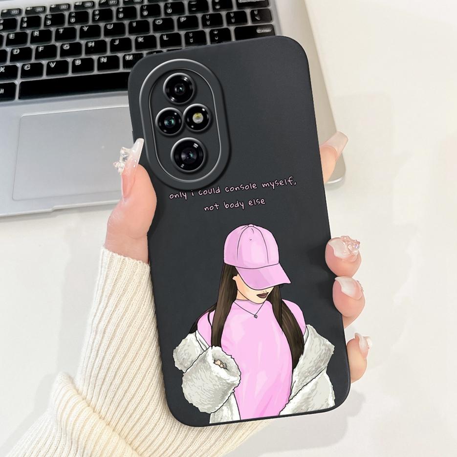 Чехол для Honor 200 Pro Стильный чехол с конфетным рисунком Полная защита камеры Чехол для телефона Для Honor 200 Lite Honor200 Smart Мягкие чехлы