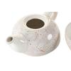 Théière - DKD Home Decor - 750 ml - Dolomite - 2 Unités - Blanc