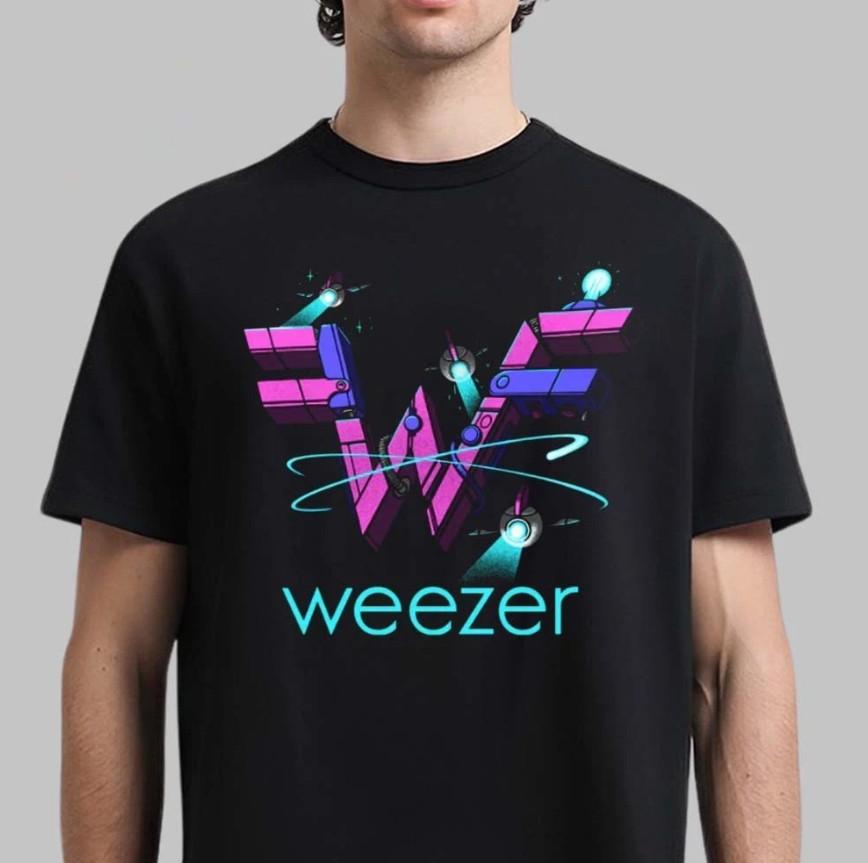 Weezer Robotic Logo Fan Gifts Unisex T-Shirt Mens Womens Tees Top, S-4XL