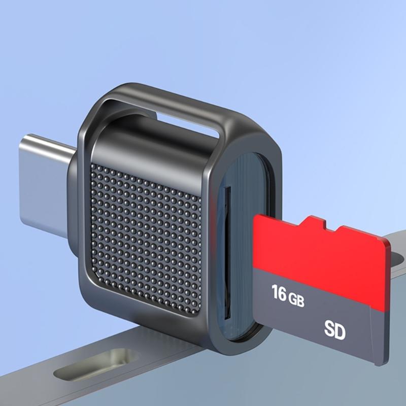 Высокопроизводительный USB3.0 Type C адаптер для карт памяти TFs MicroSDs для быстрой передачи и хранения данных