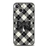Чехол для телефона Cover для iPhone 17 16 15 14 13 12 Pro Max 11 Pro Max 17AIR Plus Ударопрочный Мягкий ТПУ Черный Бантик Искусственный Жемчуг Расписной