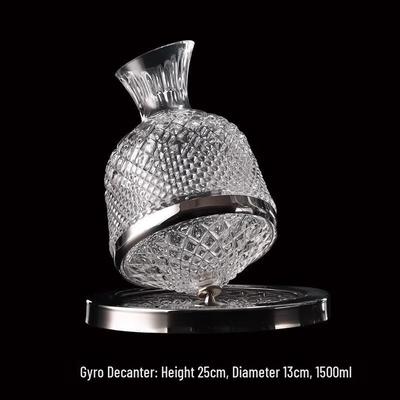 Набор декантеров для вина Ensushui Crystal Rapid Swirl с вращающейся основой