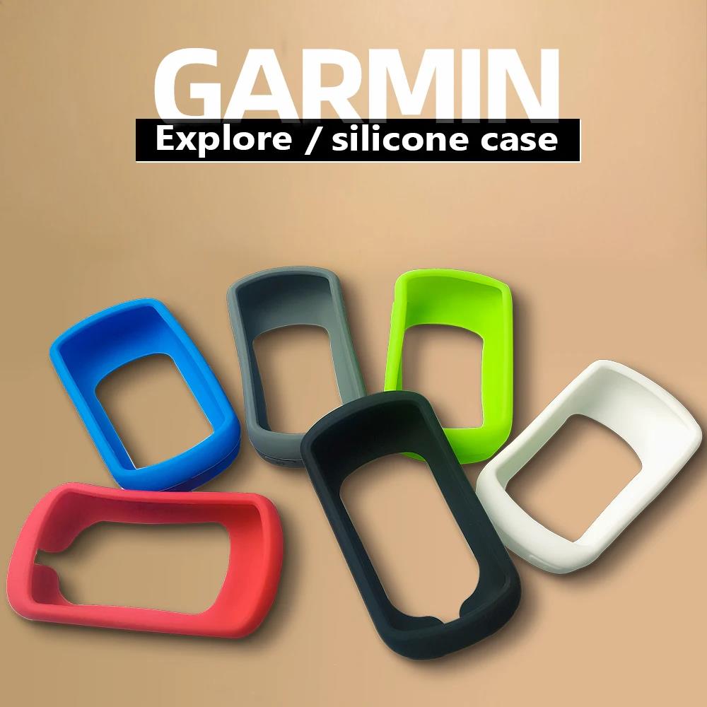 Bike Gel Skin Case Screen Protector Cover for Garmin Edge Explore GPS Computer Quality Black Case for Garmin Explore 1
