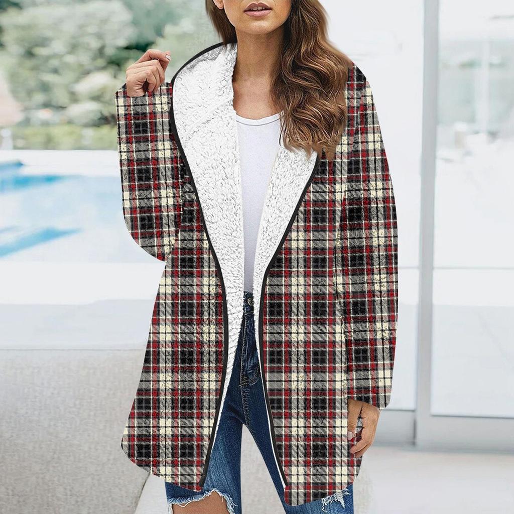 Женская модная осенне-зимняя толстая плюшевая куртка с карманами и длинными рукавами, топ