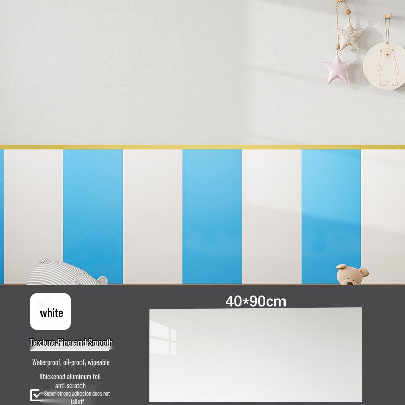 Self-Adhesive Waterproof Tile Wall Sticker: Moisture-Proof, Anti-Collision Protection for Kindergarten Walls