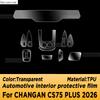 For CHANGAN CS75 Plus 2026 Panel Dashboard Navigation Automotive Interior Protective Film TPU Anti-Scratch Accessories