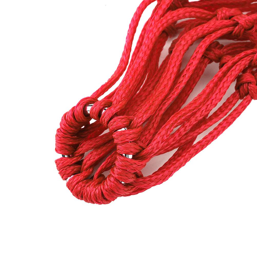 Кормление лошадей Bg Нейлоновая медленная кормушка Конская сено сетка Сумка для кормления с подвесом Красный M