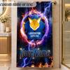 Beach TowelLeicester City Custom Name Text Personalized Soft Towel for Beach Pool Indoor Home Decor Gift