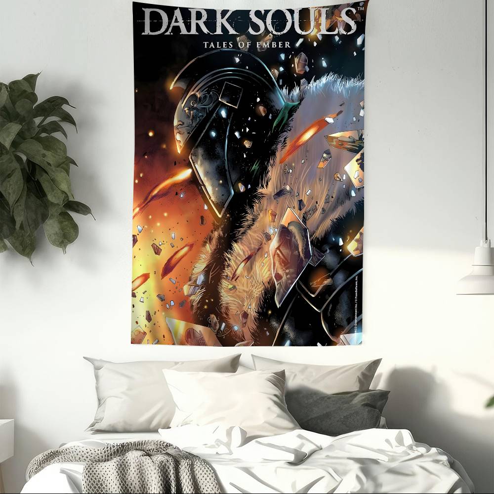 DARK SOULS Приключенческая игра Подвесной богемный гобелен Подвесной таро Хиппи Настенные ковры Комната Домашний декор