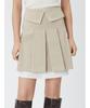 FRAY I.D. Pierre Cardin Shirt Layered Tuck Skirt FWFS241807 Women's BEG