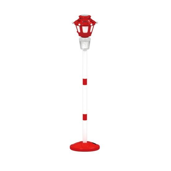 Street Lamp Bubble Machine with Music & LED Lights, Automatic Bubble Blower for Kids, Adjustable Height 21-47", Detachable Wand, Rechargeable Outdoor