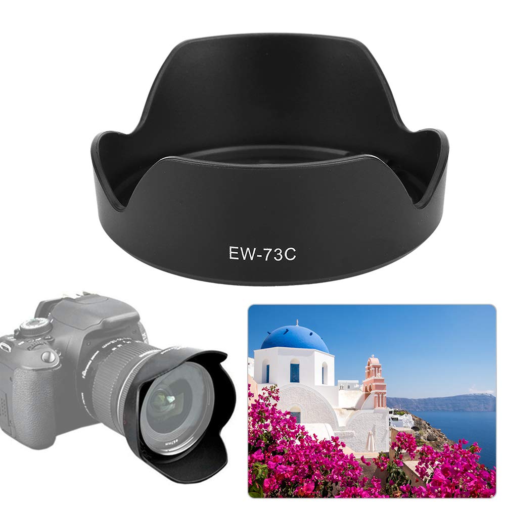 Lens Hood Sunshade Lens Compatible Protective Lens Hood for Canon IS STM Lens EF-S 10-18mm F4.5-5.6