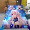 Домашний текстиль Серия Yuanshen Пододеяльник 3D цифровая печать Набор из трех предметов