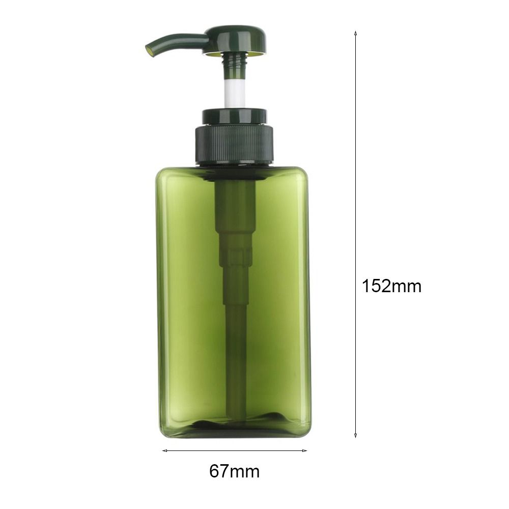 New Plastic Shower Gel Shampoo Clear Container Pump Liquid Soap Dispenser