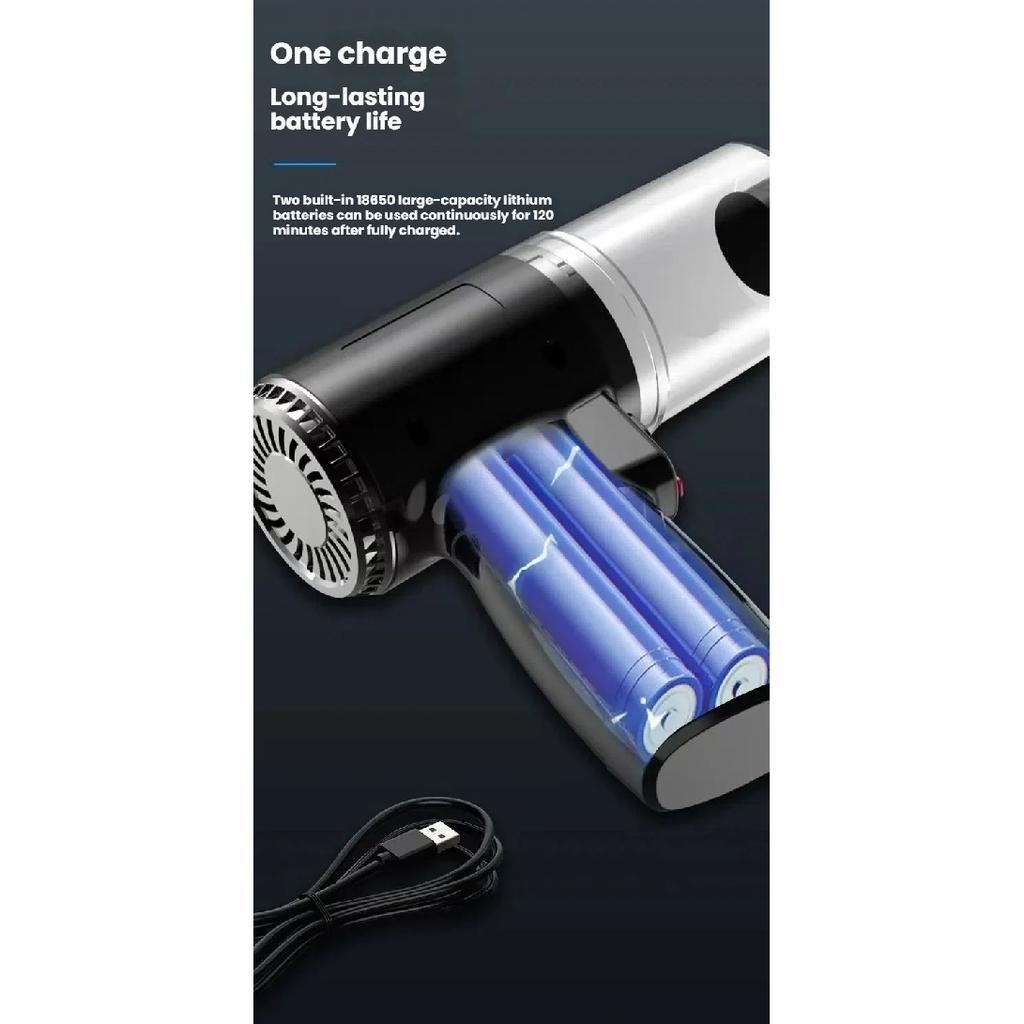 USB charging of 3-in-1 vacuum combined vacuum cleaner for small car-mounted household vacuum cleaner