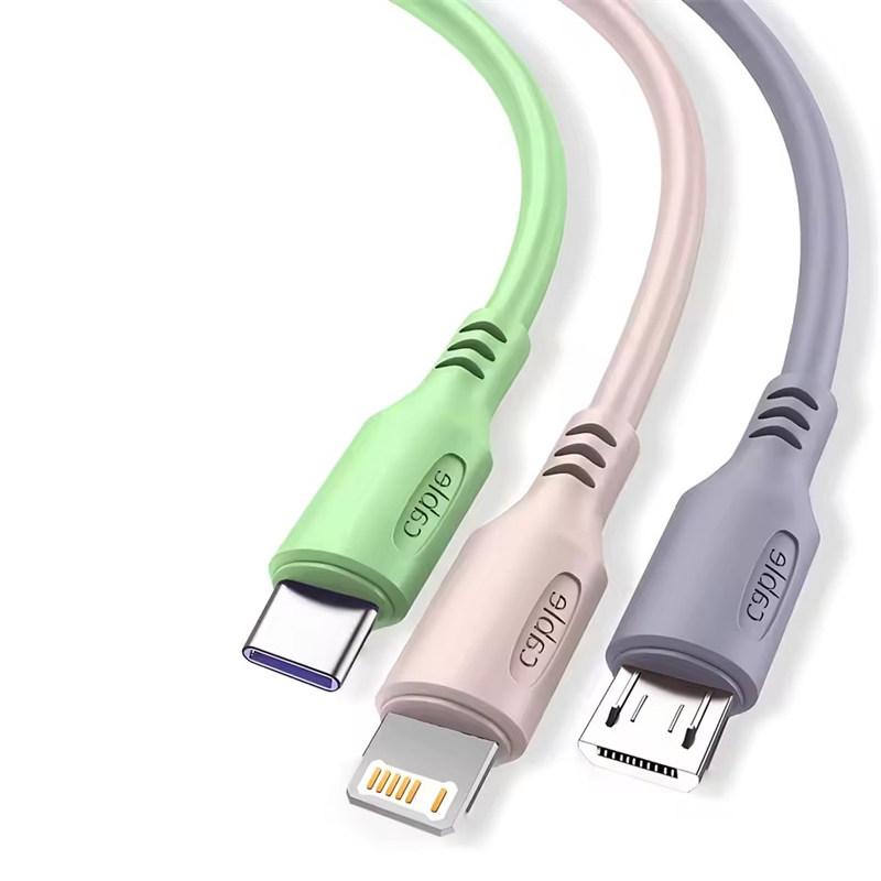 Кабель для сверхбыстрой зарядки 3 в 1 для iPhone15 14 13 12 11 X Pro Max Micro USB Type-C Зарядное устройство для телефона Кабель для передачи данных USBC