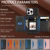 Magnetic 2 - In - 1 Case Wallet for iPhone 12 - 17, Shockproof & RFID Blocking, 9 - Card Storage & Stand