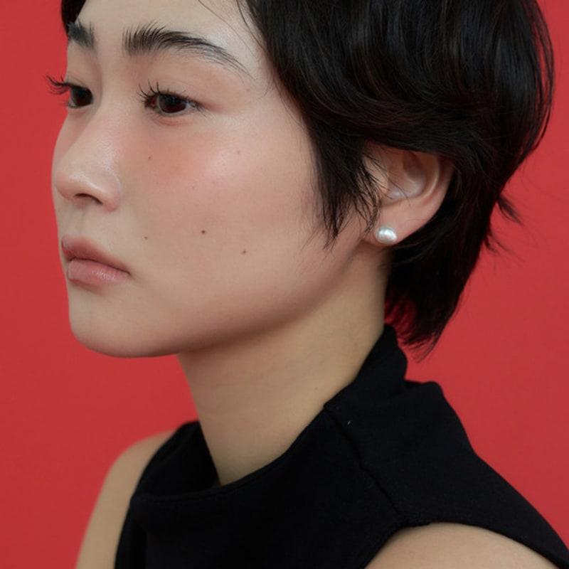 geegee [silver925] nature pearl earring