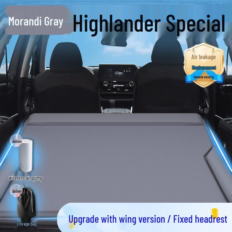 Надувной матрас в багажник Toyota Highlander: Основной задний спальный коврик для семиместных внедорожников