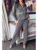 2024 Euro-American Autumn/Winter Casual Long Sleeve Sweatshirt and Pants Set