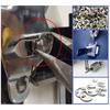 Kit 120pcs Ring Snap 304 Stainless Steel Brand New