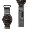 ERBORD MP84 Quickfit Nylon Strap for Garmin Fenix 5/6/6 PRO/7 Forerunner 965/955/945, Gray, Size /
