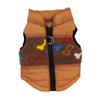 Pet Cats Dogs Winter Windproof Warm Thickened Jacket Zipper Vest