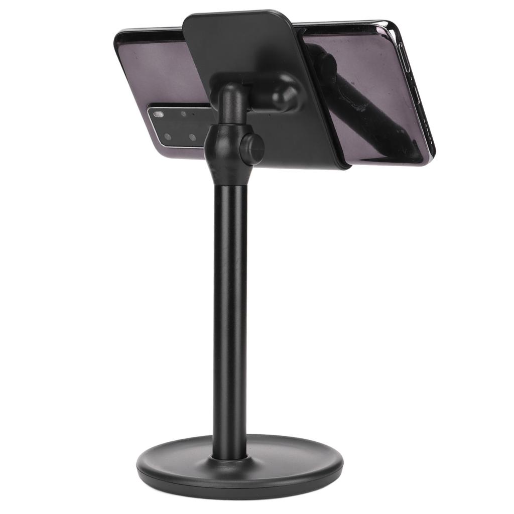 Держатель для телефона из алюминиевого сплава, регулируемый на 45 градусов, удобный дизайн, подставка для сотового телефона, черный