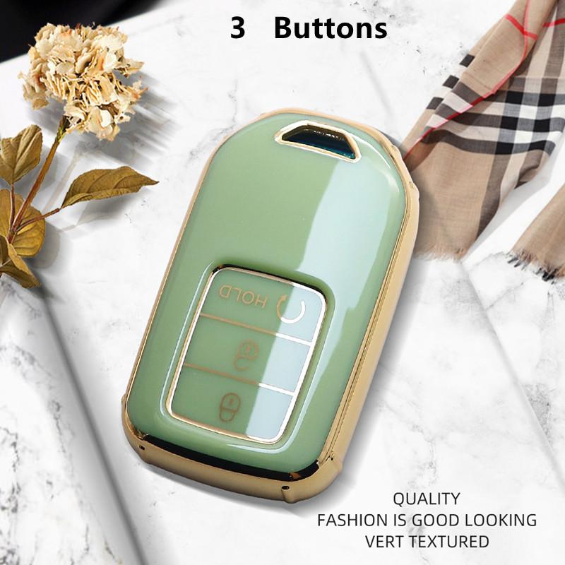 Роскошный чехол для дистанционного ключа для Honda CRV Fit Civic Accord HRV City Odyssey XRV Pilot Jazz Jade Vezel Crider Car