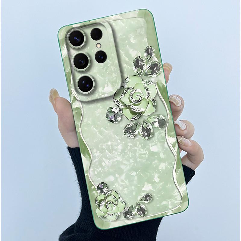 For Samsung Galaxy S26 Ultra Case Samsung Galaxy S26 Plus S26 Ultra Cover Bumper Oil Painting Flower Shockproof Silicone Cases