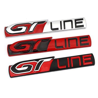 Для P/eugeot GT Line логотип 308 508 эмблема на заднюю дверь багажника, значок на боковое крыло, наклейки 3008 5008 R/enault K/IA, наклейки Stinger