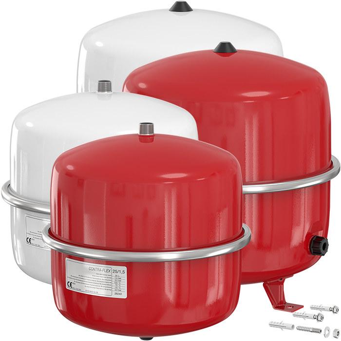 Diaphragm expansion vessel CONTRAFLEX-25, 25L, 1.5/3 bar / 70 degrees, connection