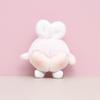 White Cute Blue Pink Rabbit Butt Plush Keychain For Children Gift And Collecting
