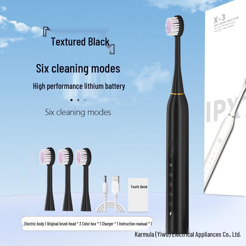 «Умная электрическая зубная щетка Sonic для пар — трансграничная зарядка, мягкие щетинки, автоматическая очистка».