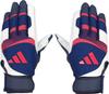 Adidas Перчатки для бейсбола/софтбола, цвет: темно-синий x Размер LBG505, СРЕДНИЕ, Розовый, O,