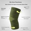 JEEP Knee Pads Sports Unisex Basketball Anti-Collision Running Fitness Breathable Single-Sided Knee Pads Black L