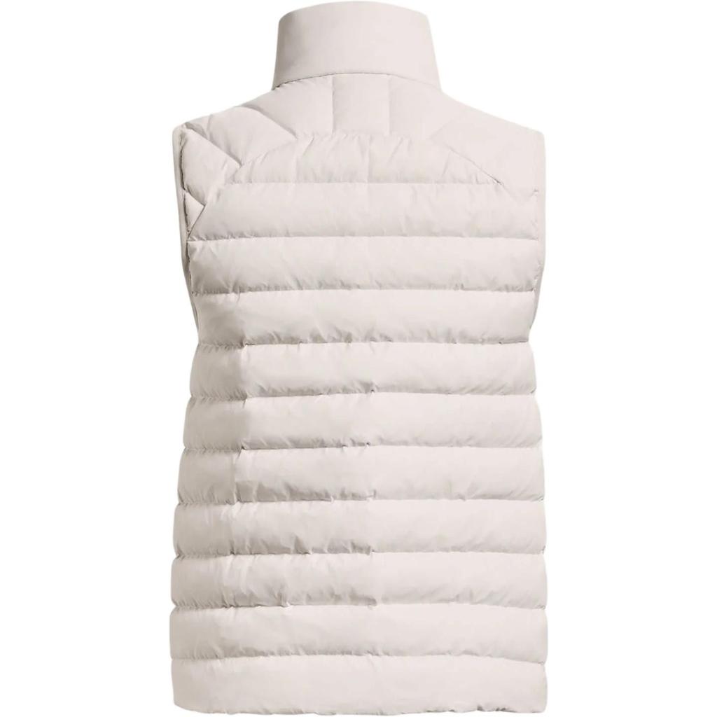 Under Armour Storm Armour Solid Color Training Sports Stand Collar Down Vest Women Vests White 1372647-112