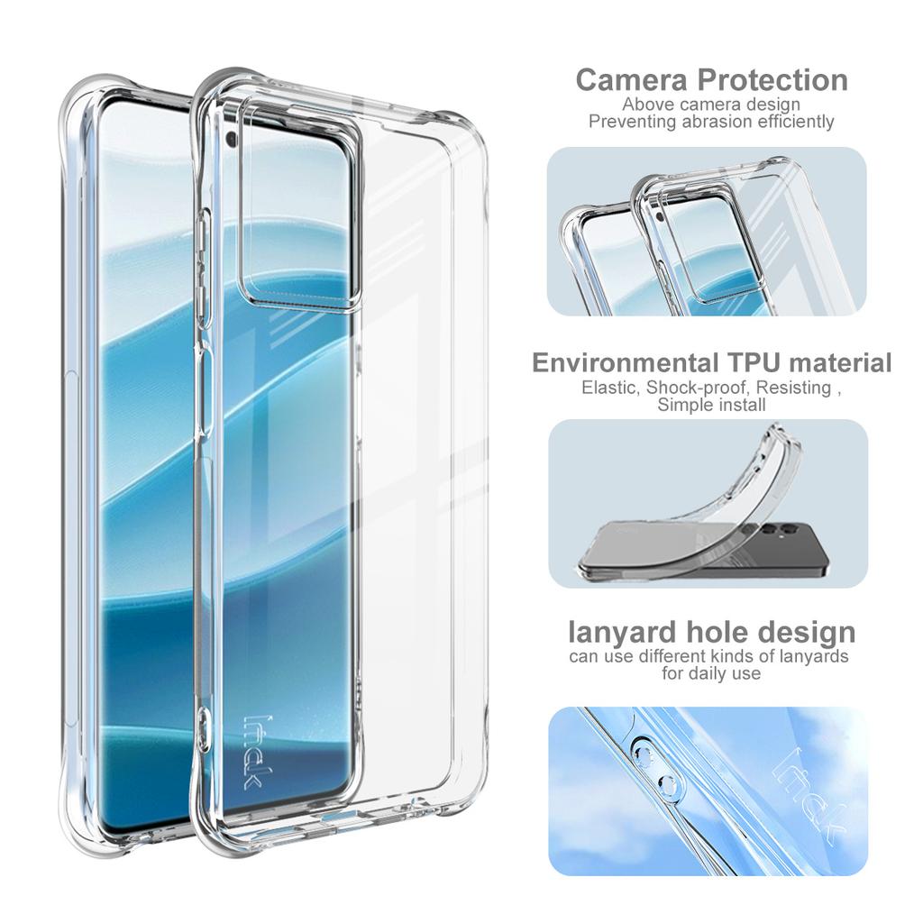 Для HMD Pulse Plus Pro 4G Чехол для телефона IMAK Ударопрочный мягкий чехол