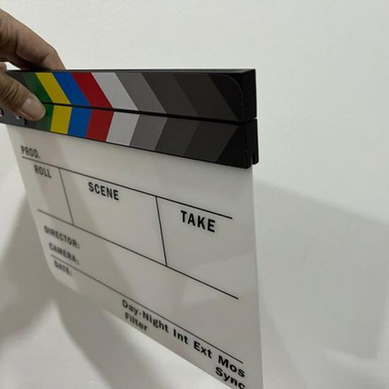 Цветная акриловая хлопушка для съемок, маркер сцены - Английский фотореквизит