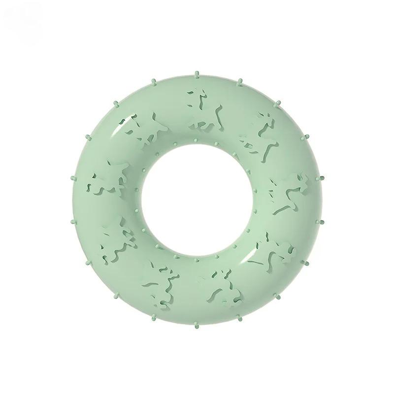 Игрушки для жевания для собак для чистки зубов Розовая мягкая резиновая кость Забавный мяч Интерактивный бублик Лакомство для маленьких и средних собак Подарки для питомцев