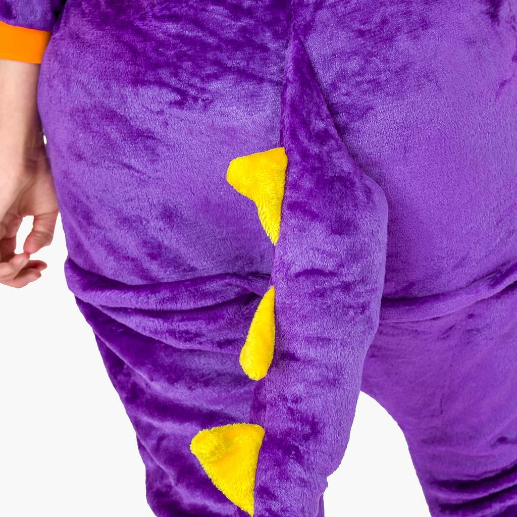 Kostium Onesie purple dragon - S