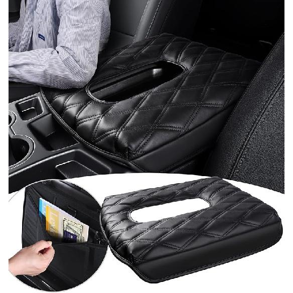 Чехол-подлокотник центральной консоли для Chevy Chevrolet Silverado/GMC Sierra -2024 2025, Tahoe & Suburban & Yukon -2025, Чехол средней консоли из ПУ-кожи