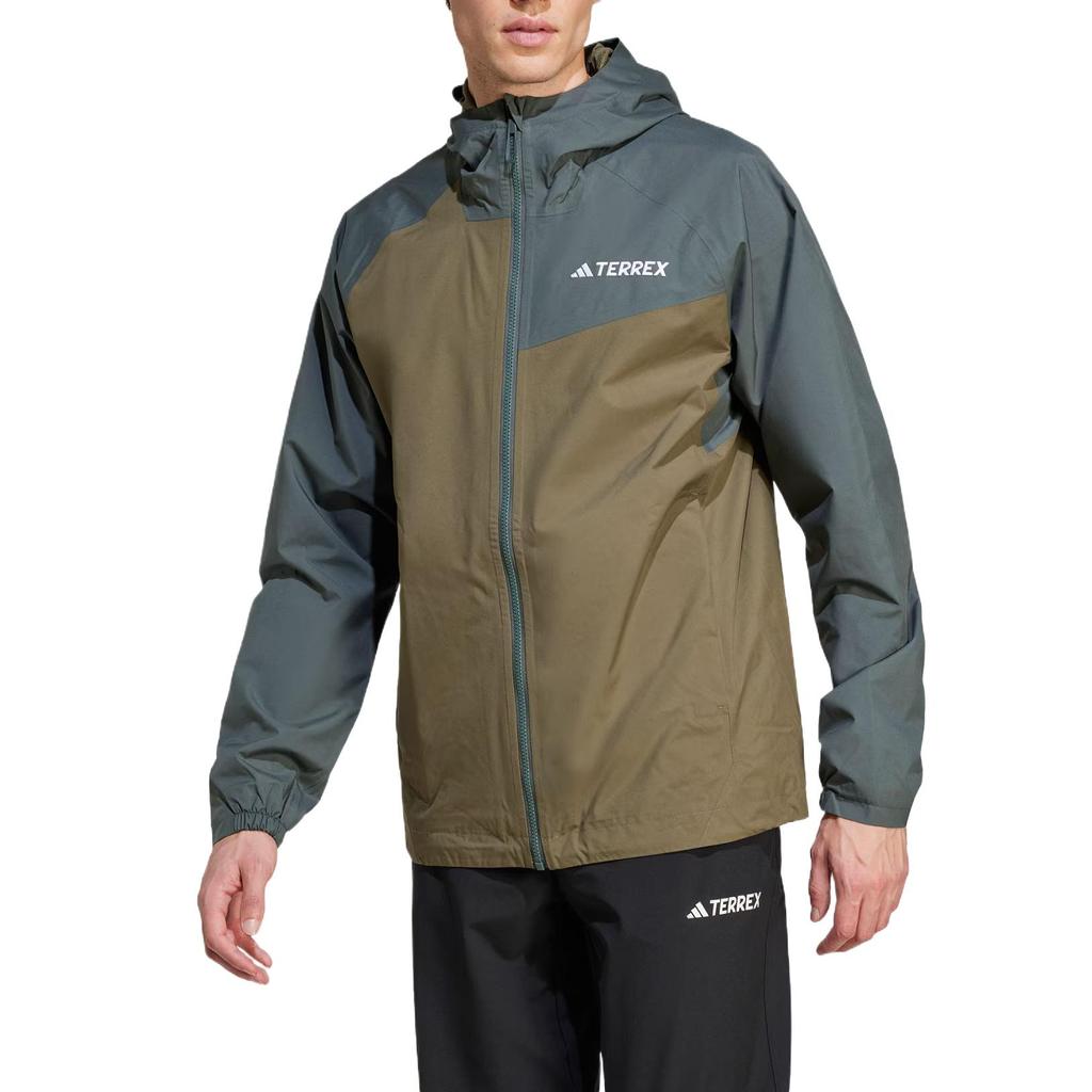 adidas RAIN.RDY Многофункциональная куртка с капюшоном Terrex, двухцветная JD8355