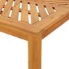 Garden Dining Set 7 pcs Brown Solid Acacia Wood