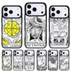 Чехол для телефона с картой Таро, астрологией, Солнцем и Луной для iPhone 17 Air 16e 15 14 13 Pro Max Задняя крышка для 12 11 Pro Coque