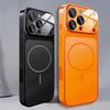 Роскошный Матовый Бронированный Чехол Для iPhone 17 Air 16 15 14 13 Pro Max Funda Беспроводная Зарядка Жесткая Магнитная Крышка