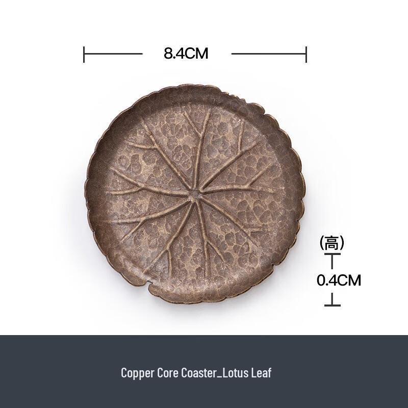 Copper Heart Heat-Insulating Coaster