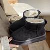 Нескользящие и морозостойкие хлопковые ботинки, набивные и утолщенные хлопковые туфли, сноубутсы, новые теплые хлопковые туфли зимой, женская обувь